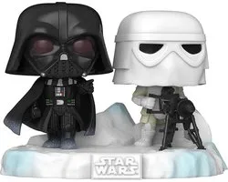 Funko Pop! Star Wars - Battle At Echo Base: Darth Vader & Snowtrooper #377 Deluxe Amazon Exclusive