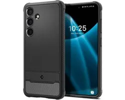 Spigen Rugged Armor Case pour Samsung Galaxy S24 - Coque arrière avec coussin Air Zwart