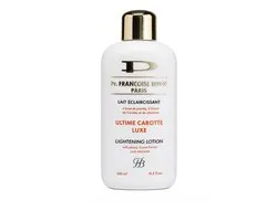 François Bedon Ultimate Carrot Luxury Lightening Milk Lotion 500 ml - Avec protection solaire SPF, 100 % naturel à l'extrait de carotte et d'herbes | Nourrissant et éclaircissant avec Kajal Sticker