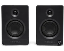 Victrola Tempo Zwart - Bluetooth Boekenplank Speakers, 80W RMS