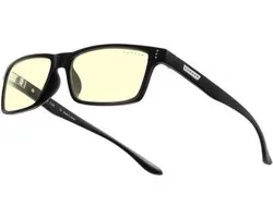 GUNNAR - Vertex - Onyx - Gaming Bril - Computerbril - Blauw Licht Bril - Blue Light Glasses 0.2 Sterkte Amber