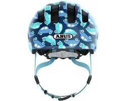 Casque Enfant Abus 67296 - SMILEY 3.0 LED BLUE CAR S