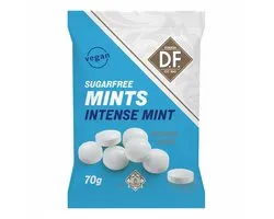 Sachet de 12 pastilles à la menthe intense sans sucre DF (70 g)