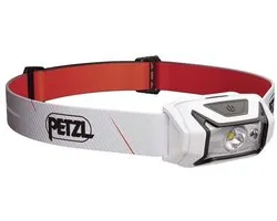 Petzl Tikka Core - Lampe frontale - 450 lumens - Compacte et rechargeable - Pour le camping, la randonnée et le vélo - Rouge