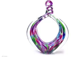 Glasobject “Eternal” | Glaskunst | Luxe glasobject - 29 cm hoog - kristalglas