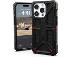 Urban Armor Gear Monarch Kevlar, Housse, Apple, iPhone 15 Pro, 15,5 cm (6.1"), Noir