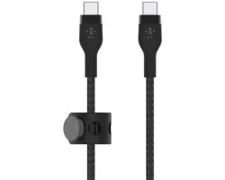 Belkin BOOST↑CHARGE Pro Flex - USB-C naar USB-C Kabel - 2 Meter - 60W - Zwart