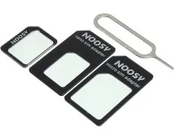 Noosy nano universele sim kaart adapter met eject pin
