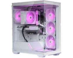 PC de jeu haut de gamme AMD Ryzen 7 8700 avec refroidissement liquide - RTX 5060 8 Go - 32 Go DDR5 - SSD 2 To - Wi-Fi 6E / Bluetooth 5.3 / LAN 2,5 Gbit/s - Gamer C