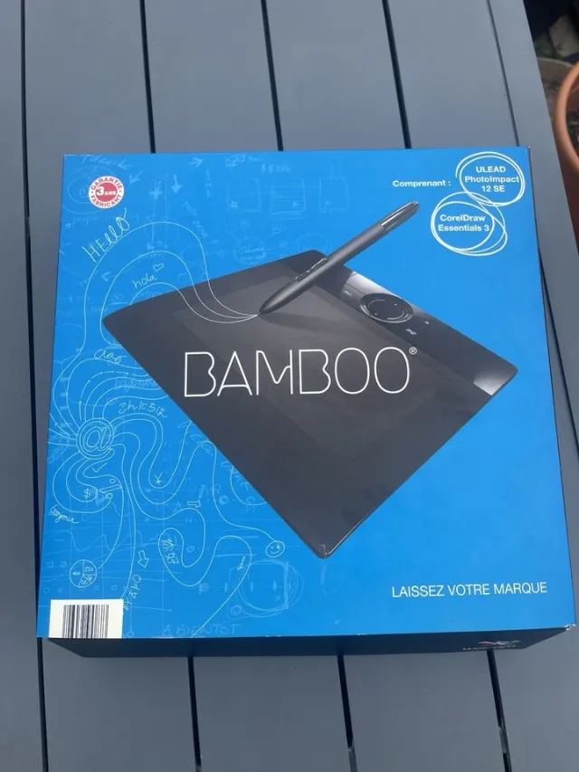Wacom Bamboo MTE-450/019-B Tablette graphique USB avec stylet