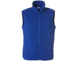 Clique Polar Fleece Bodywarmer Basic - Kobalt - Maat XXL