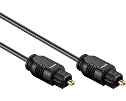 Digitale optische Toslink audio kabel - 2,2mm / zwart - 20 meter