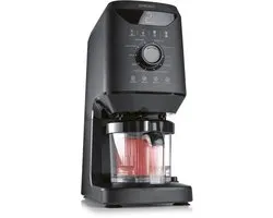 GOURMETmaxx SmoothUp ijsmachine, 800 watt, 10 programma's, incl. mix-in-functie, ijsmachine, slushies en ijs zelf maken, led-display, inclusief 2 bekers