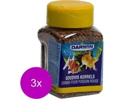Darwin Goldfish Pellets - Nourriture pour poisson - 3 x 100 ml