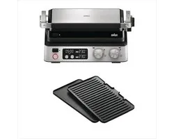 Braun MultiGrill 7 - CG7040 - Contactgrill - Met Timer en Display