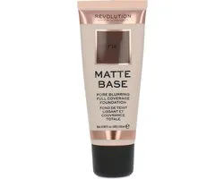 Makeup Revolution Matte Base Pore Blurring Full Coverage Foundation - F18