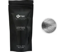 Kmax keratine haarvezels - Lichtgrijs (64 gr)