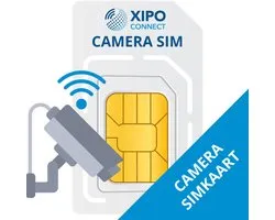 XIPO CONNECT - Camera Simkaart Wereldwijd + 2GB Data - 365 Dagen geldig