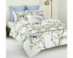 Home Impressions® Spring Bunch Blossom Nature Knits - Treetop - lits-jumeaux Dekbedovertrekset -100% Katoen- Breezy - 240x200/220 - "bloemen/ rustig"