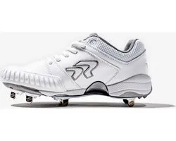 Ringor - Rip-It - Softbal - Flite - Softbalschoenen - Met Pitching Toe - Met Neusbescherming - Metalen Spikes - Wit - US 10,5 / 42