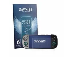 Savvies - Screenprotector voor Retroid Pocket 5 - Folie Beschermfolie transparant 6 Stuks