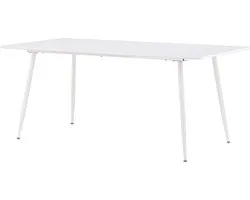 Silar eetkamertafel 90x180 cm wit.
