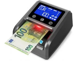 Valsgelddetector Geldtelmachine Biljettelmachine 2-in-1 - 7-Voudige Valsgelddetectie - Multi Valuta Euro Dollar Pond Geld Teller Met Totaalwaarde En Optelfunctie - 3.2 Inch Display - 4 Richtingen Invoer - Voor Kassa Winkel