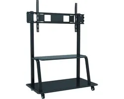 Techly ICA-TR30 flat panel vloer standaard Portable flat panel floor stand Zwart 2,54 m (100'')