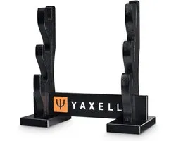 Yaxell Super Gou Ypsilon Katana Display – Houten Standaard voor 3 Messen