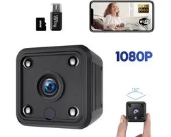 Caméra Spy Smart 1080P HD avec WIFI et application avec carte SD de 32 Go - Caméra cachée - Caméra espion avec enregistrement sonore - Mini caméra espion - Caméra de sécurité pour l'intérieur et l'extérieur
