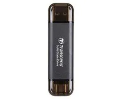 Transcend ESD310C 256 GB Externe SSD harde schijf USB 3.2 Gen 2 (USB 3.1), USB-C Zwart TS256GESD310C