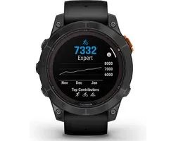 Garmin Fenix ​​​​7 Pro Solar 47mm - Smartwatch - Montre de sport - Garmin Pay - Plus de 40 applications Sport- Musique - Lampe de poche intégrée - Jusqu'à 22 jours de batterie - Zwart