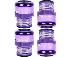 4 x Stofzuigerfilter compatibel met Dyson Omni-glide+ | Omni-glide, SV19 stofzuiger - HEPA-filter paars - Promessa-Solutions