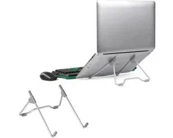 Laptop standaard LB-503 verstelbare comfortabele draagbare onzichtbare opvouwbare notebook houder Draagbare laptop Bureau houder Meer 10-17 inch laptops, tablet - Zwart