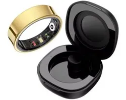 SF Products Smart Ring - Smart Ring Heren - Smart Ring Dames - Maat 8 - Inclusief Oplaadcase - Waterdicht