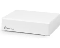 Pro-Ject Phono Box E Voorversterker MM - Compact Design - Nauwkeurige Geluidsweergave - Eenvoudige Plug & Play - Wit
