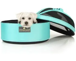 Sleepypod Mobile Pet Bed 3-in-1 - Robin Egg Blue - draagtas - autostoel - huisdierenbed