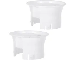 BESTYASH 2-piece replacement lid, water jug made of robust plastic, durable, reusable lid with practical opening mechanism, suitable for juice, water carafes, reusable