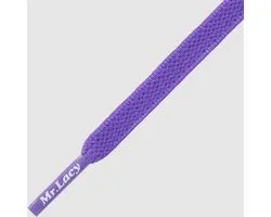 Mr. Lacy - Schoenveter - Flexies - Plat - violet - Elastische veters - Lengte 90 cm lang 7mm breed