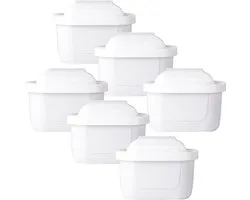 Filterpatronen - Geschikt voor Brita - 6 stuks - Waterfilter geschikt voor o.a. Maxtra - Water Filterpatronen - van Saaf