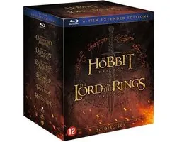 Hobbit & Lord Of The Rings Trilogy (Blu-ray) (Extended Edition)