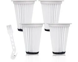 Filters voor Einhell TE-SV 18 Li, wasbaar filter, stofzuigeraccessoires, herbruikbaar vouwfilter, geschikt voor Einhell accu-steelstofzuiger TE-SV 18 Li