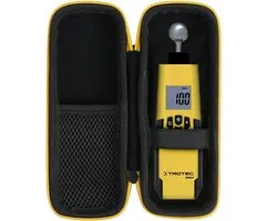 Draagbare Hardcase voor Vochtmeter, Geschikt voor Trotec BM31, Zwart, Modern Ontwerp, Bescherming en Functionaliteit