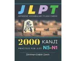 Japanese Made Easy- 2000 Kanji Japanese Vocabulary Flash Cards Practice for JLPT N5-N1 Dictionary English Dutch