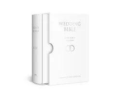 Holy Bible: King James Version (KJV) White Compact Wedding E
