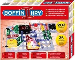 Boffin II Games Elektrokit – 203 Elektronica Projecten & Spellen – 35 Onderdelen – Vanaf 8 Jaar