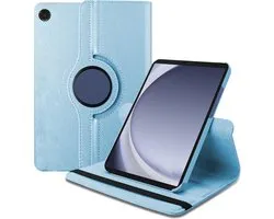 Draaibaar Hoesje - Rotation Tabletcase - Multi stand Case Geschikt voor: Samsung Galaxy Tab A9 8.7 inch 2023 (Model: SM-X110 / SM-X115 / SM-X117) Lichtblauw