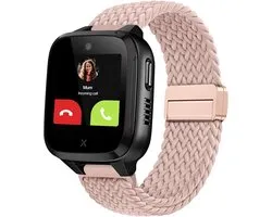 Magnetic Watch Bands 16mm for XPLORA Kidzi/Xplora X5 Play/XGO 2/XGO 3 Strap Children Nylon Cotton Braid for Girl Boy - ShopVlot