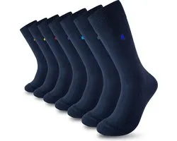 Seven Days in Blue | 7 paar blauwe sokken - maat: 39-42