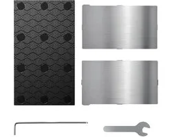 Magnetisch printplatform, 2 stuks verenstaalplaten en 1 printplatform voor ELEGOO Saturn 4/Saturn 4 Ultra 3D-printers 224 x 129 mm